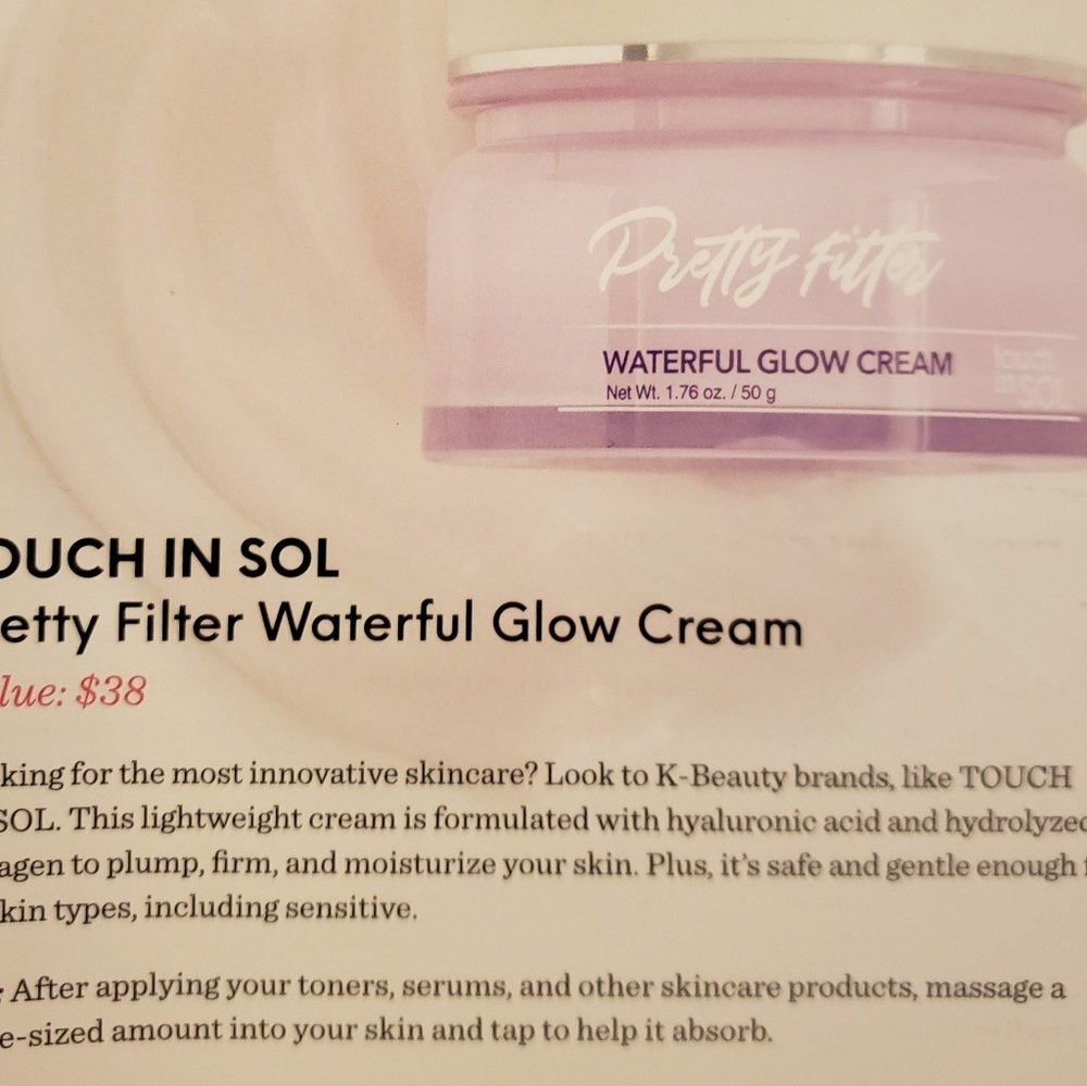 Touch in SOL Pretty Filter Waterful Glow Cream